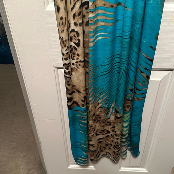 Leopard print long dress - Picture 3 of 5